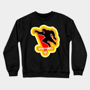 Action Bigfoot Sasquatch 70's Retro Vintage Movie Monster Crewneck Sweatshirt